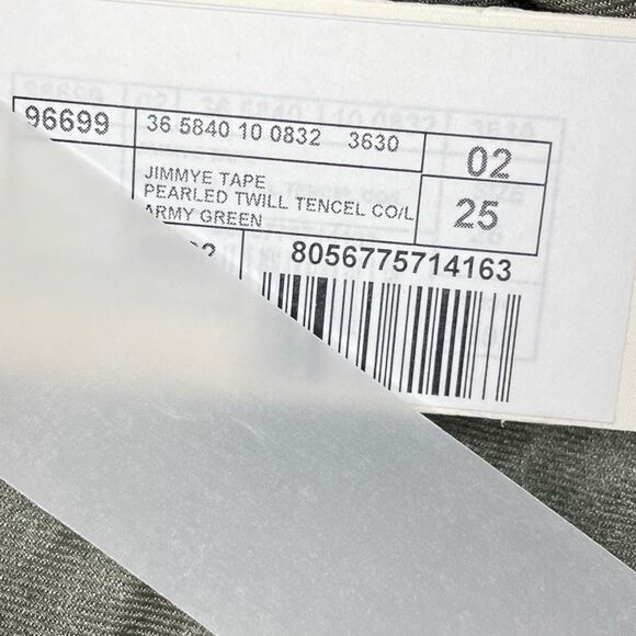 Gas Jimmye Tapered Army Green Pants size 25 - Picture 6 of 13